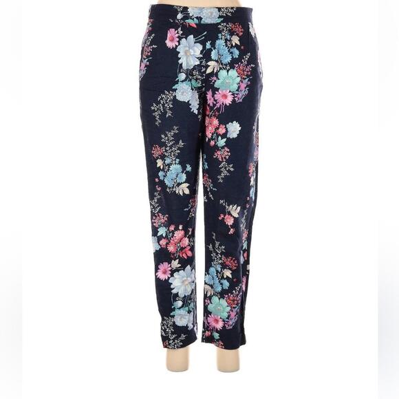 French Connection Pants - FRENCH CONNECTION floral pant concealed zipper